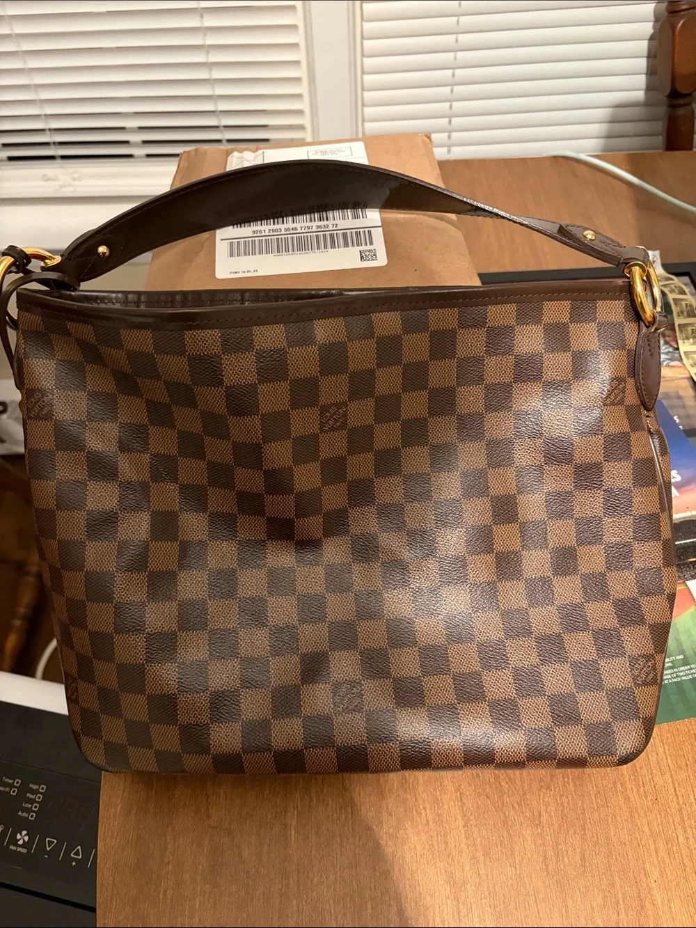 Louis Vuitton delightful MM Damier Ebene